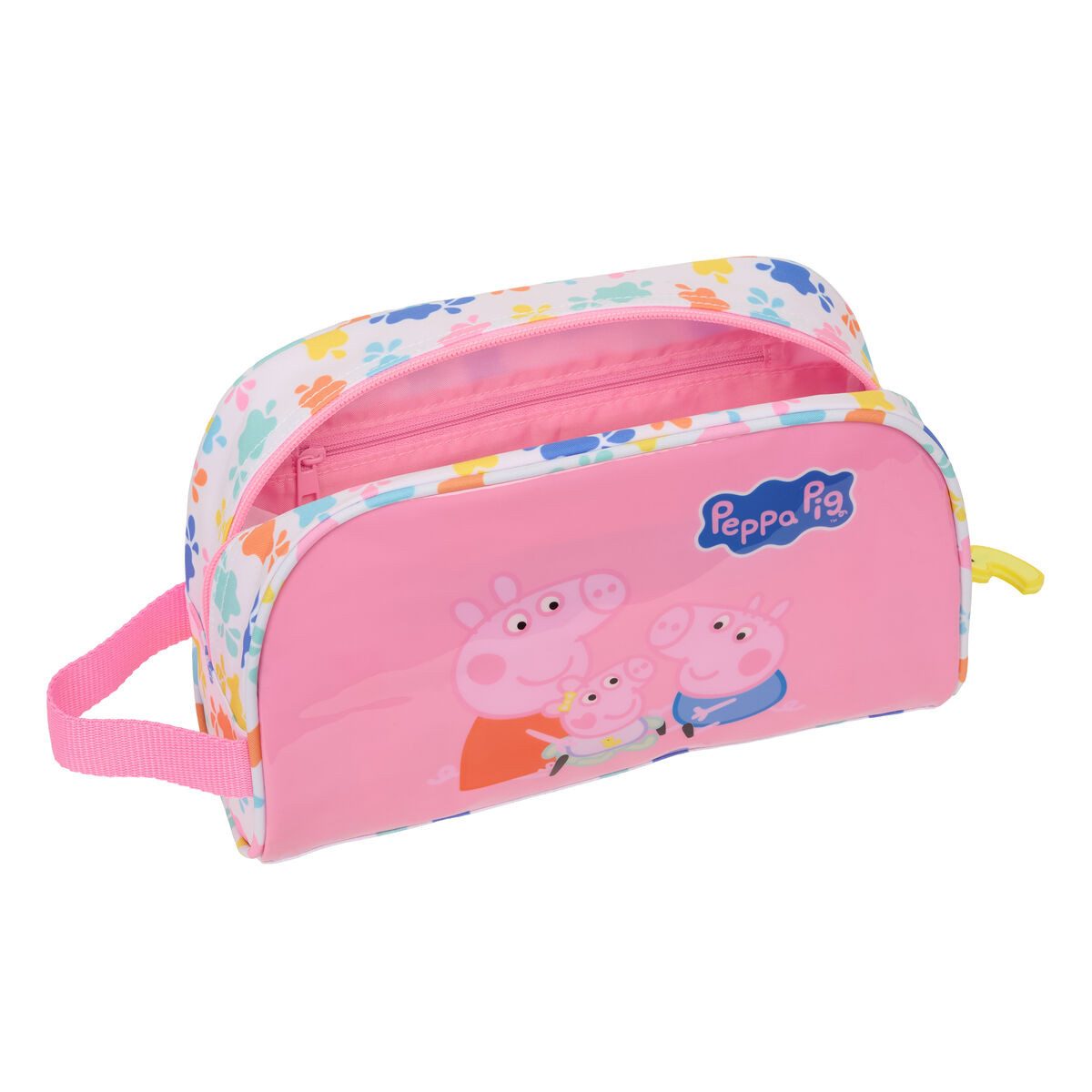 Peppa Pig Kulturbeutel Reise-Toilettentasche Peppa Pig Baby pig Bunt 26x16x9 cm