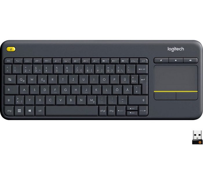Logitech Wireless Touch Keyboard K400 Plus Tastatur