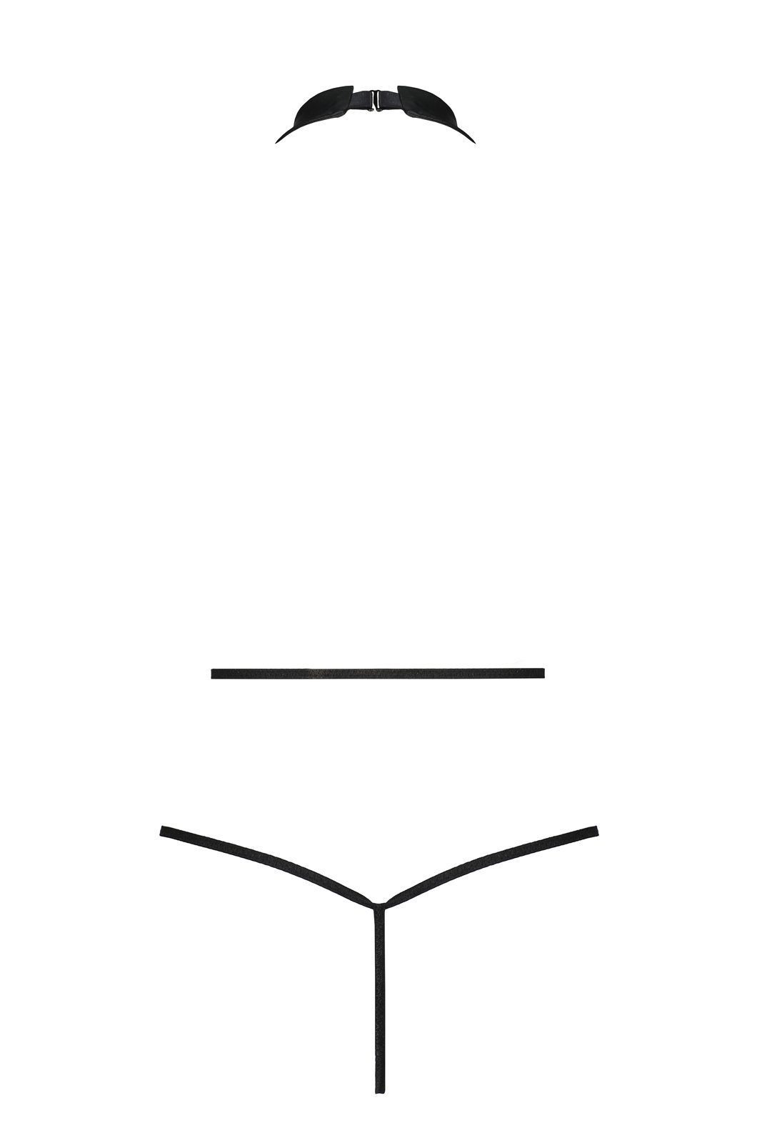 Passion Body Stringbody Jannies schwarz Kunstleder rückenfrei