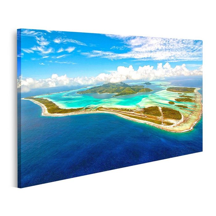 islandburner Leinwandbild Bild auf Leinwand Bora Bora Insel Wandbild Poster Kunstdruck Bilder