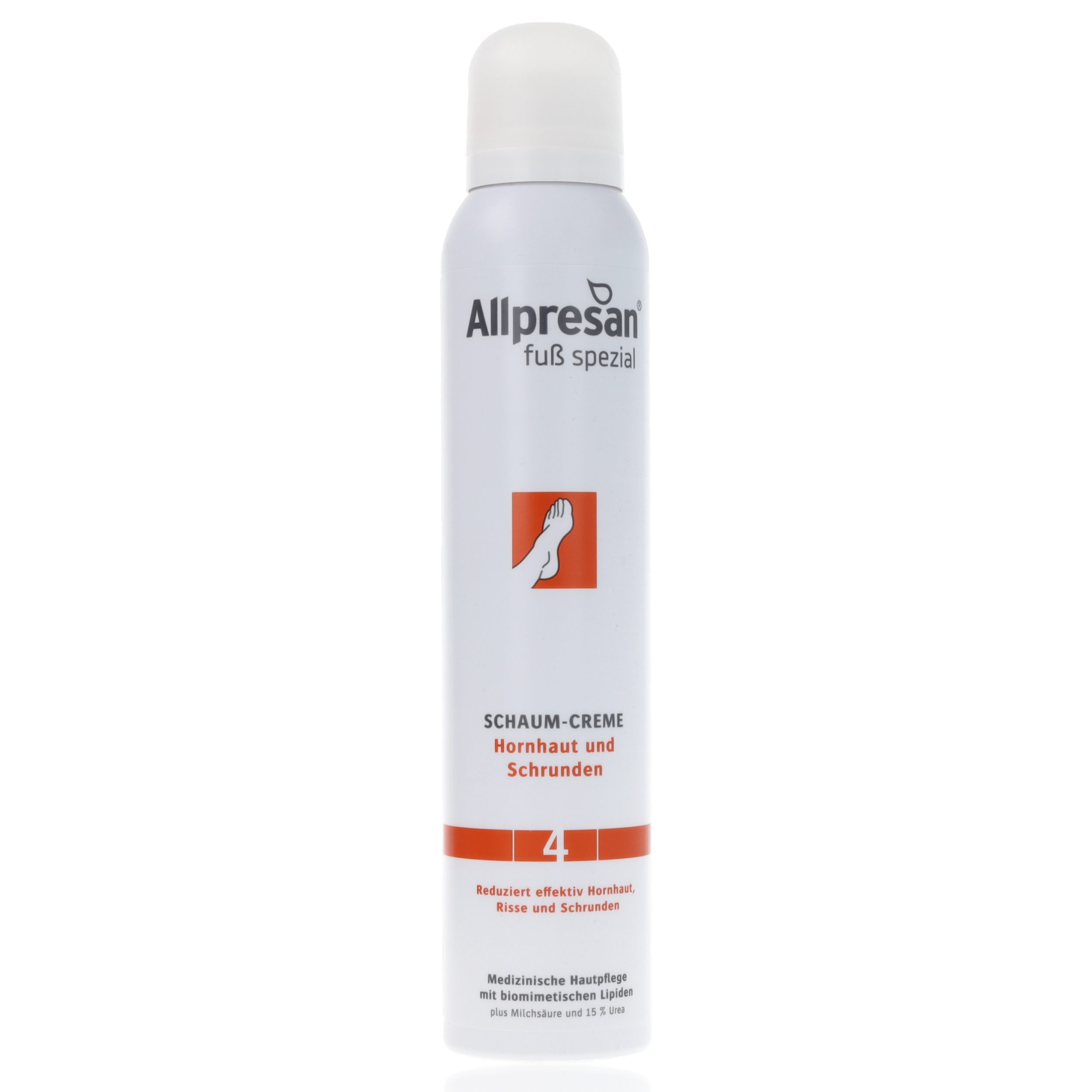 Fußschaum Allpresan Fuß spezial Nr. 4 Schaum-Creme Hornhaut und Schrunden 200ml