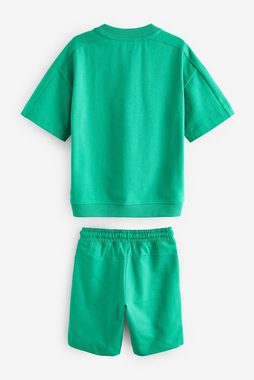 Next T-Shirt & Shorts Mittelschweres Set aus Pullover und Shorts (2-tlg)