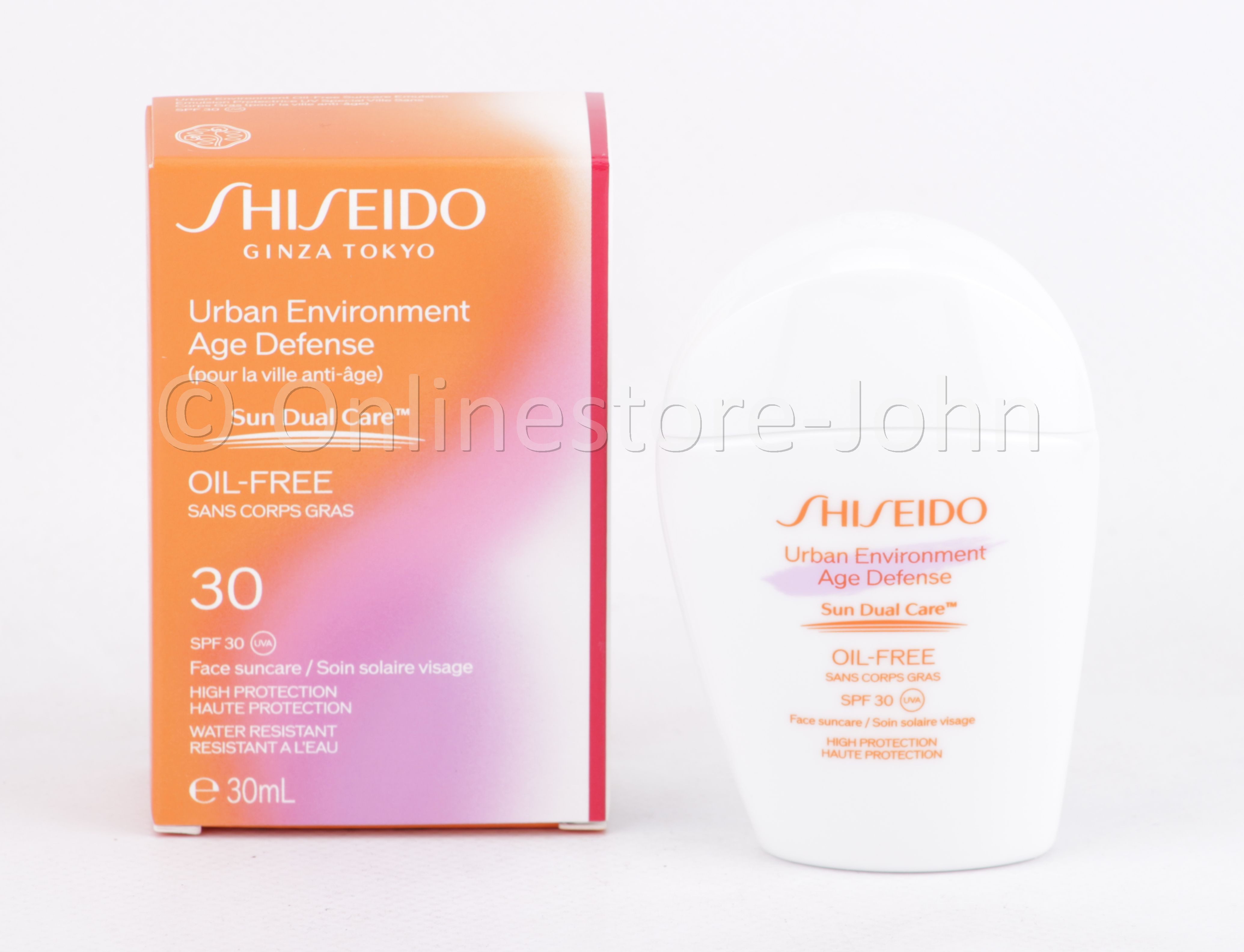 Anti-Aging-Creme SHISEIDO - Urban Enviroment - Age Defense Oil-Free Suncare Emulsion 30
