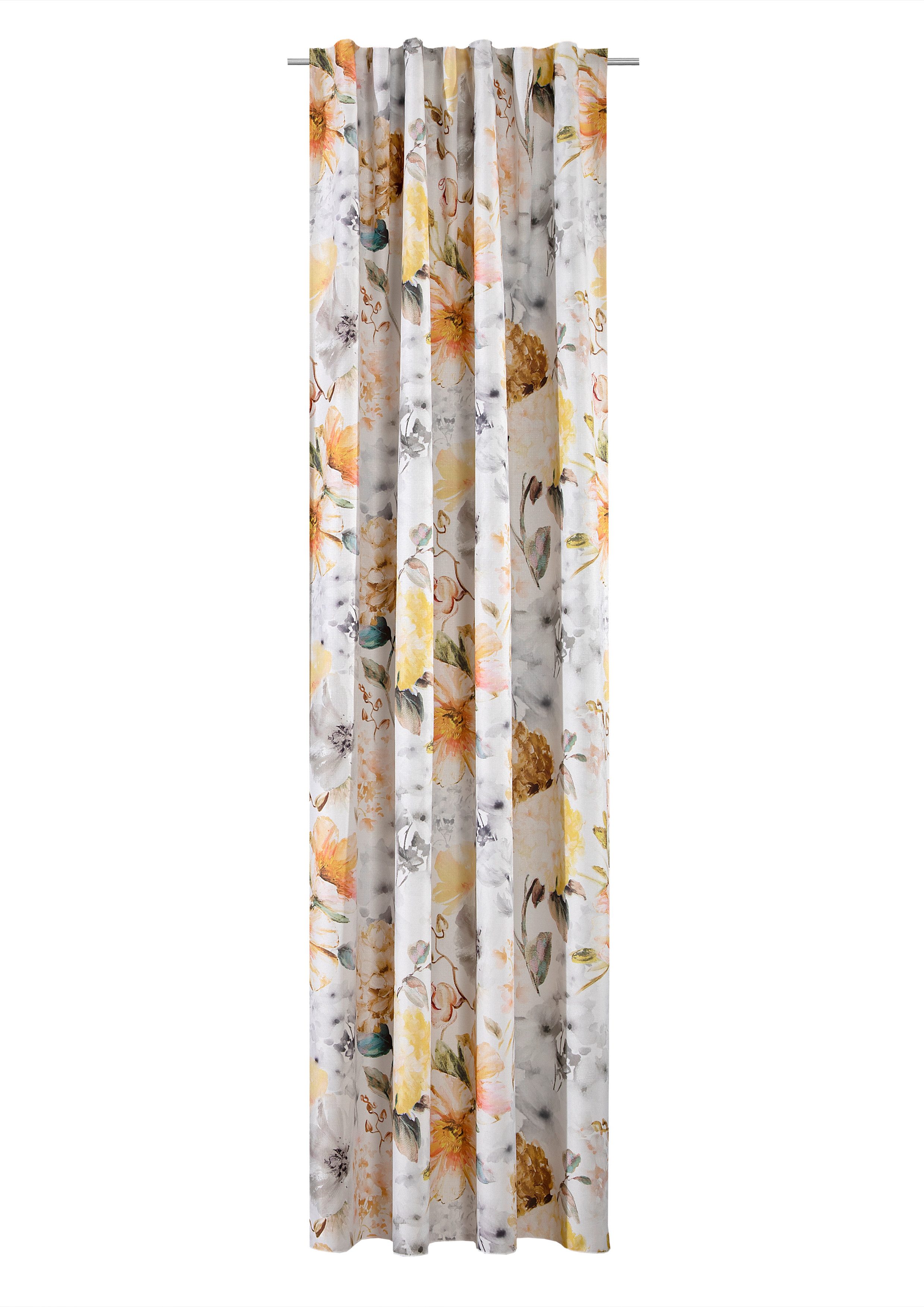 Verdi Vorhang Schlaufenbandschal Elvana 140 x 245 cm, blickdicht