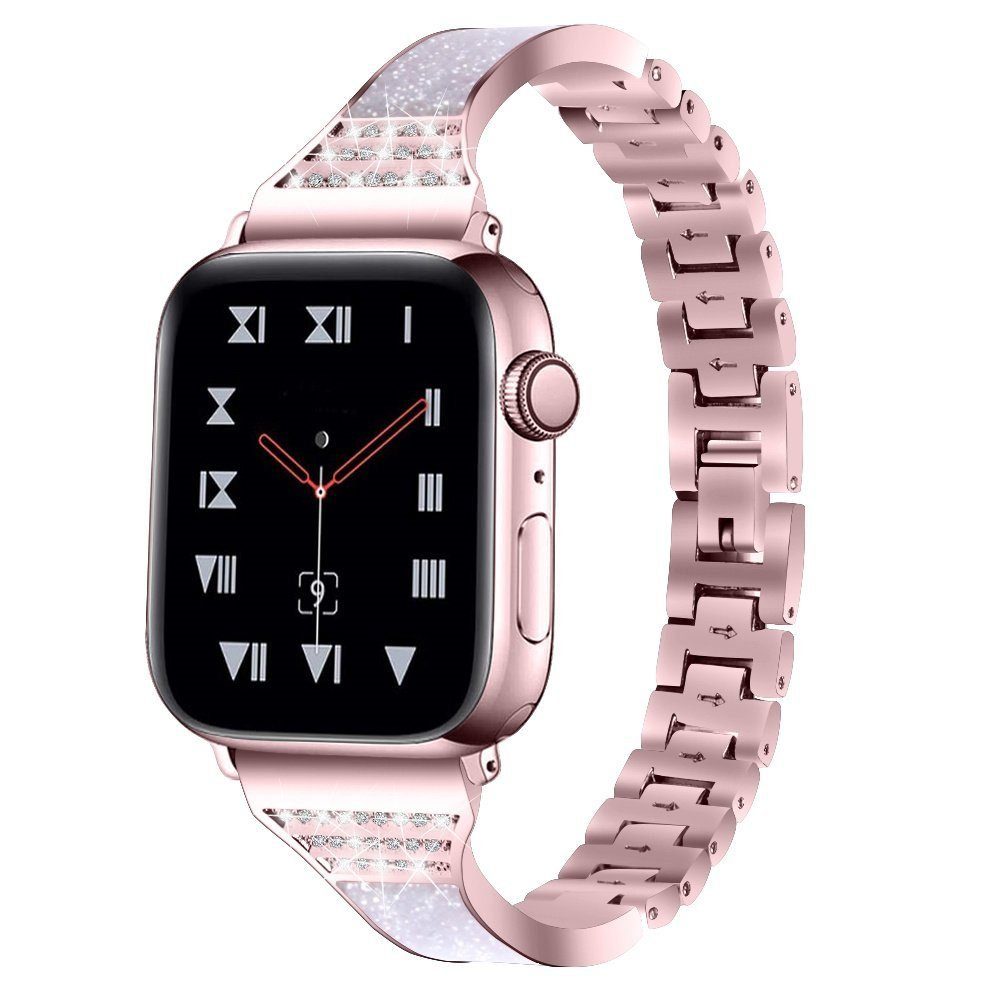 ELEKIN Smartwatch-Armband kompatibel mit Apple Watch Armband für Frauen iWatch Serie 7654321