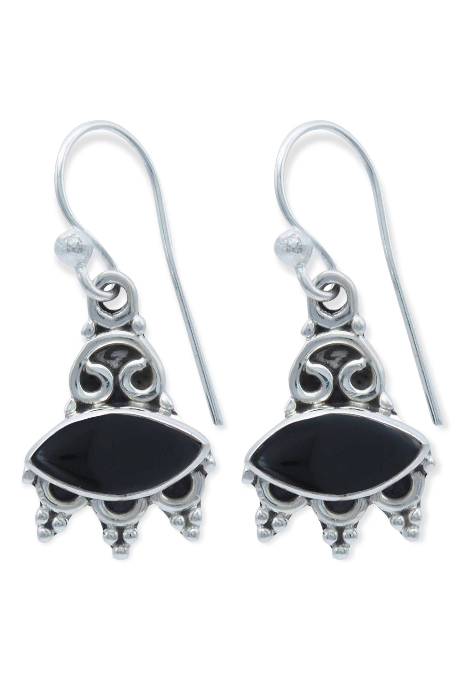 Türkis Paar 925er Ohrhänger mit mantraroma Silber