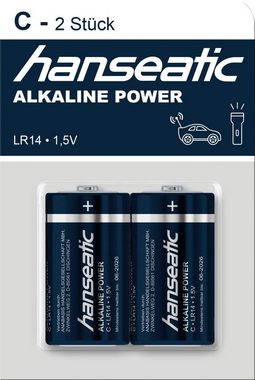 Hanseatic 6 Stück Baby C Batterien Alkaline LR14 Batterie, LR14 (1,5 V, 6 St)