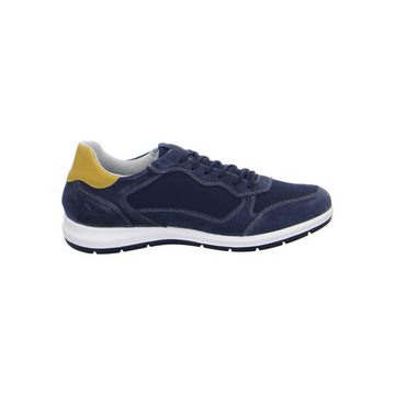 Ara Finn - Herren Schuhe Schnürschuh Sneaker Materialmix blau