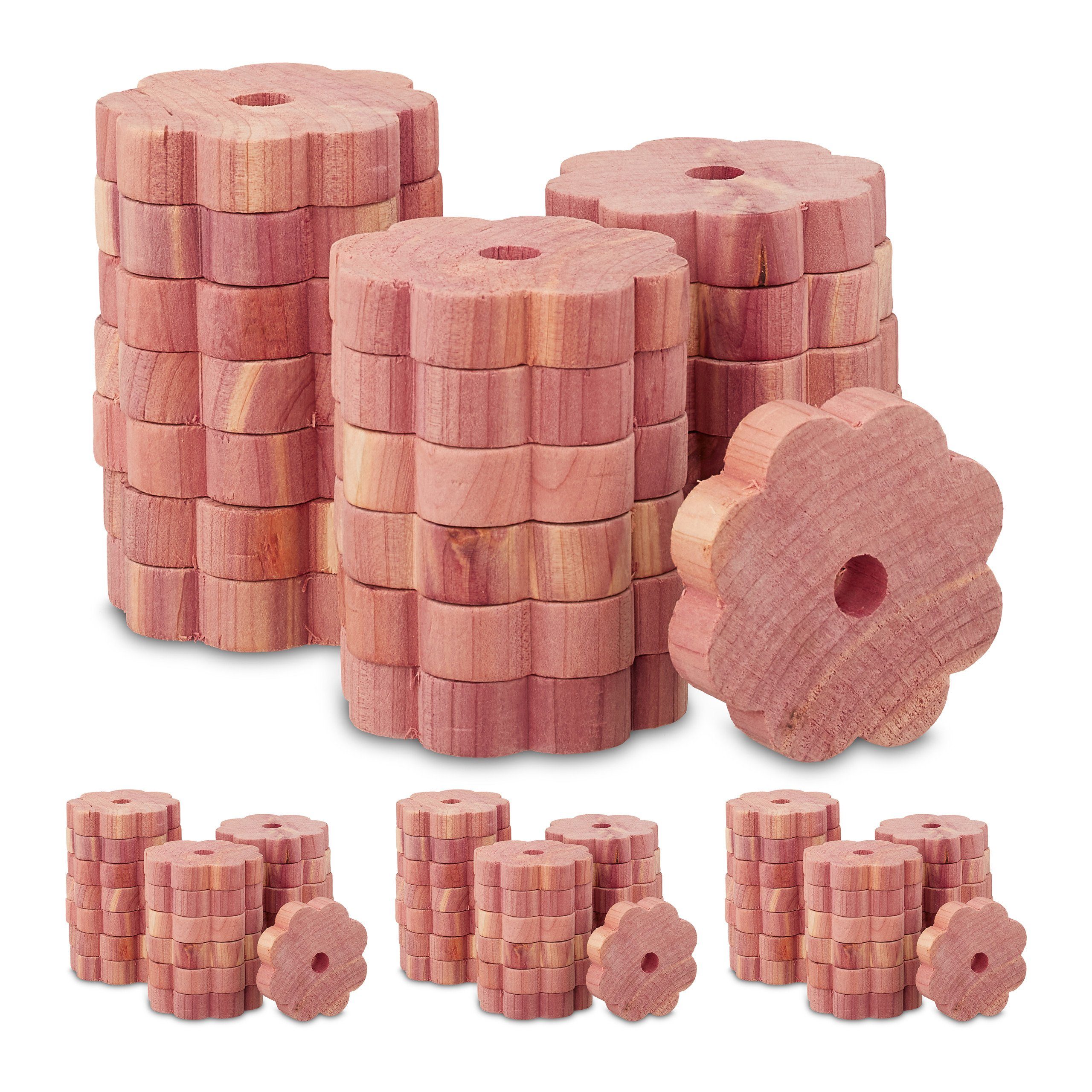 Kleiderbügel 80 x Zedernholz Mottenschutz