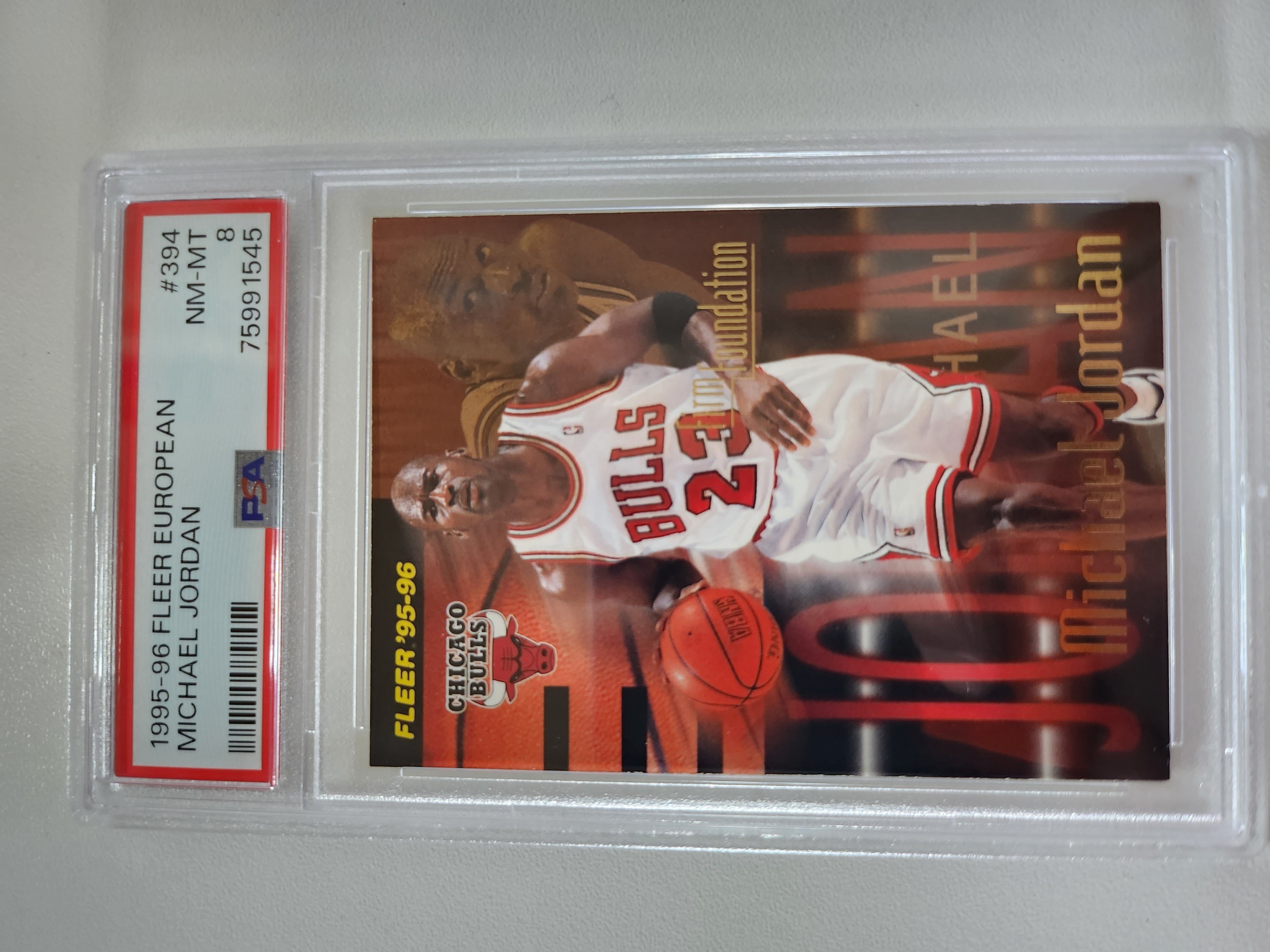 Upper Deck Sammelkarte Michael Jordan PSA 8 Chicago Bulls