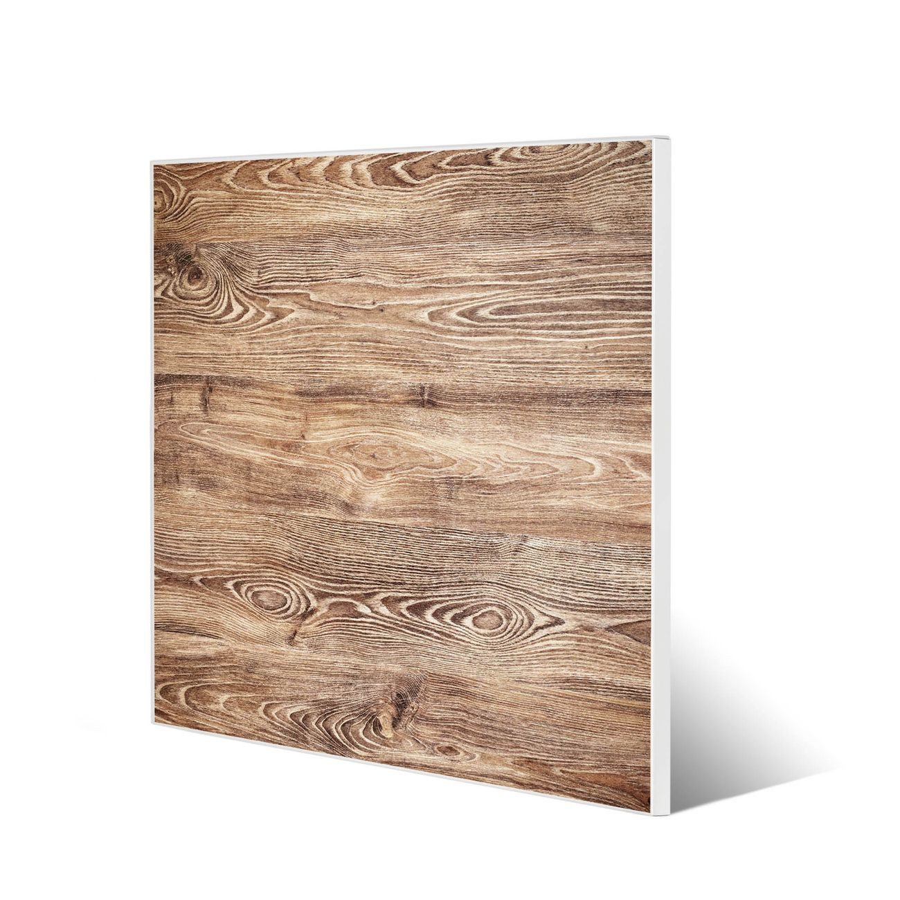 banjado Magnettafel Stahl Quadratisch Maserung, (inkl. 4 Magnete, Quadratische Stahlmagnettafel)
