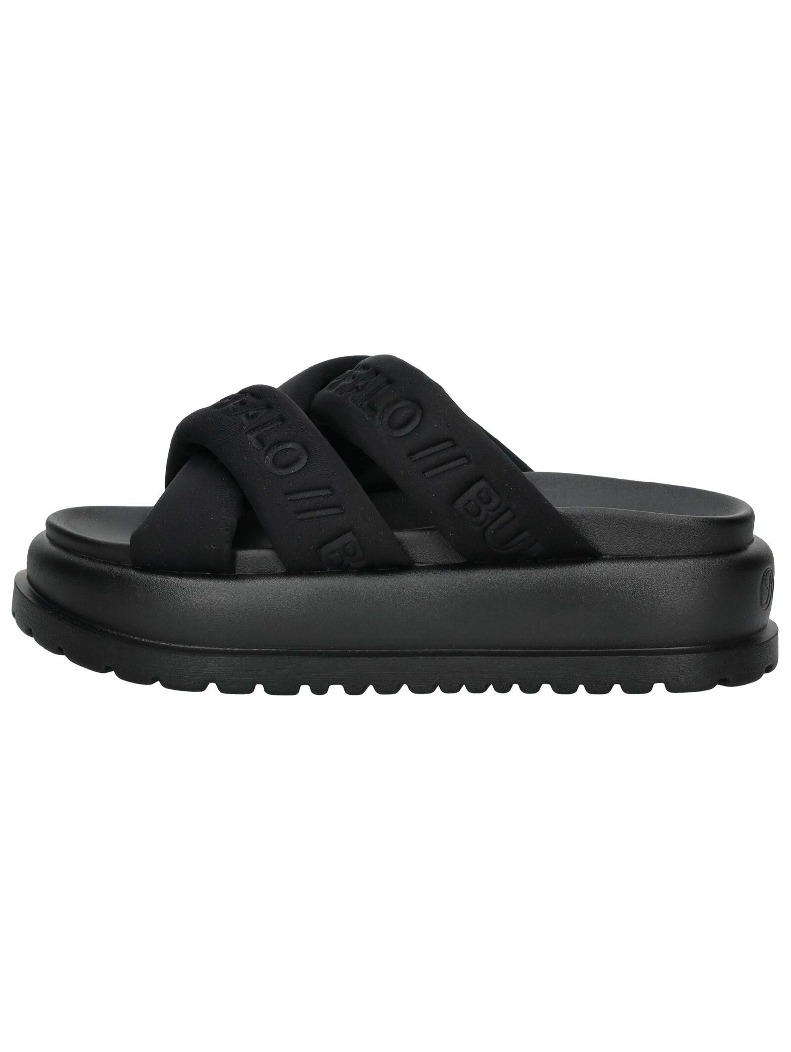 Buffalo Pantoletten Lederimitat/Textil Pantolette günstig online kaufen