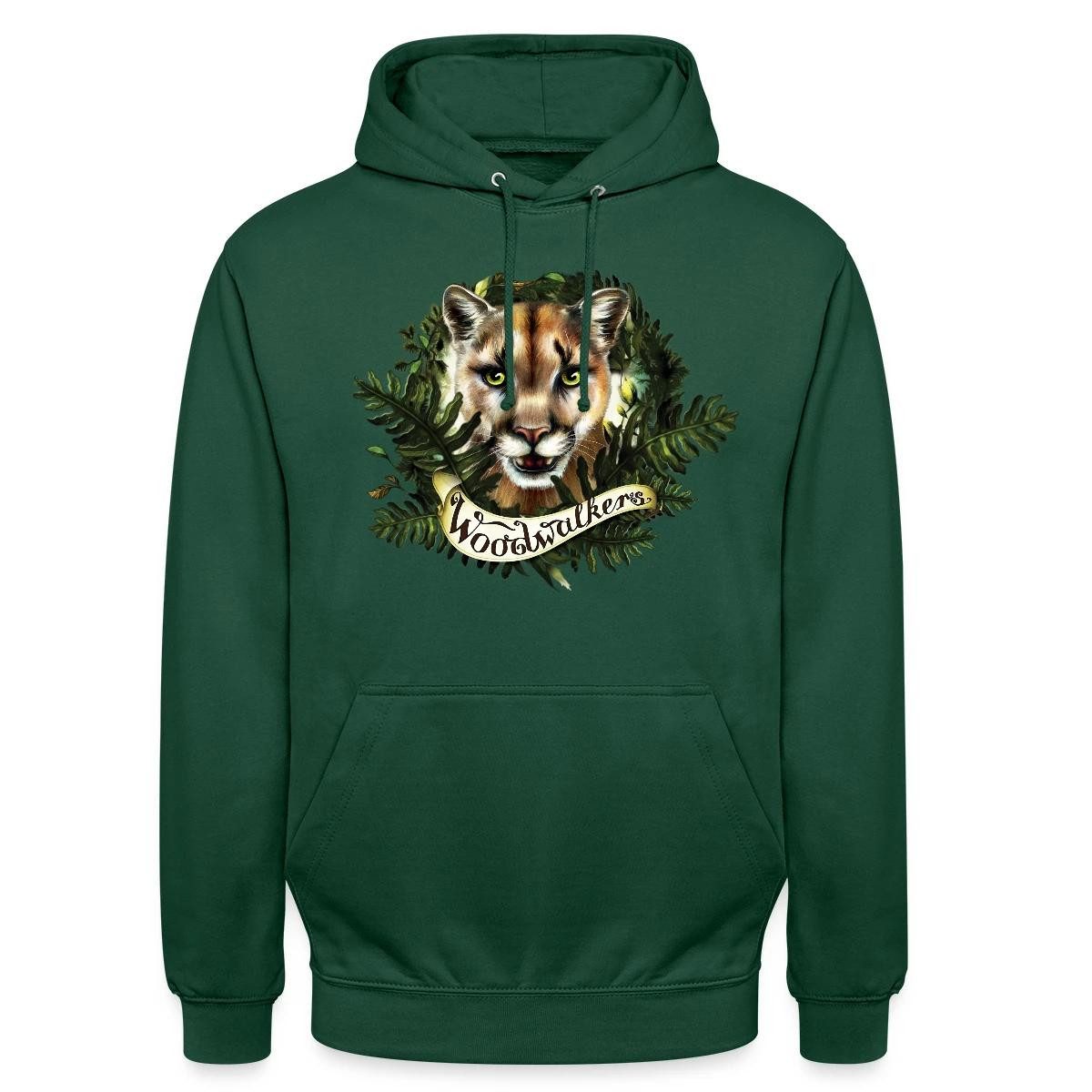 Hoodie Woodwalkers Carag In Tiergestalt & Schriftzug Unisex Hoodie