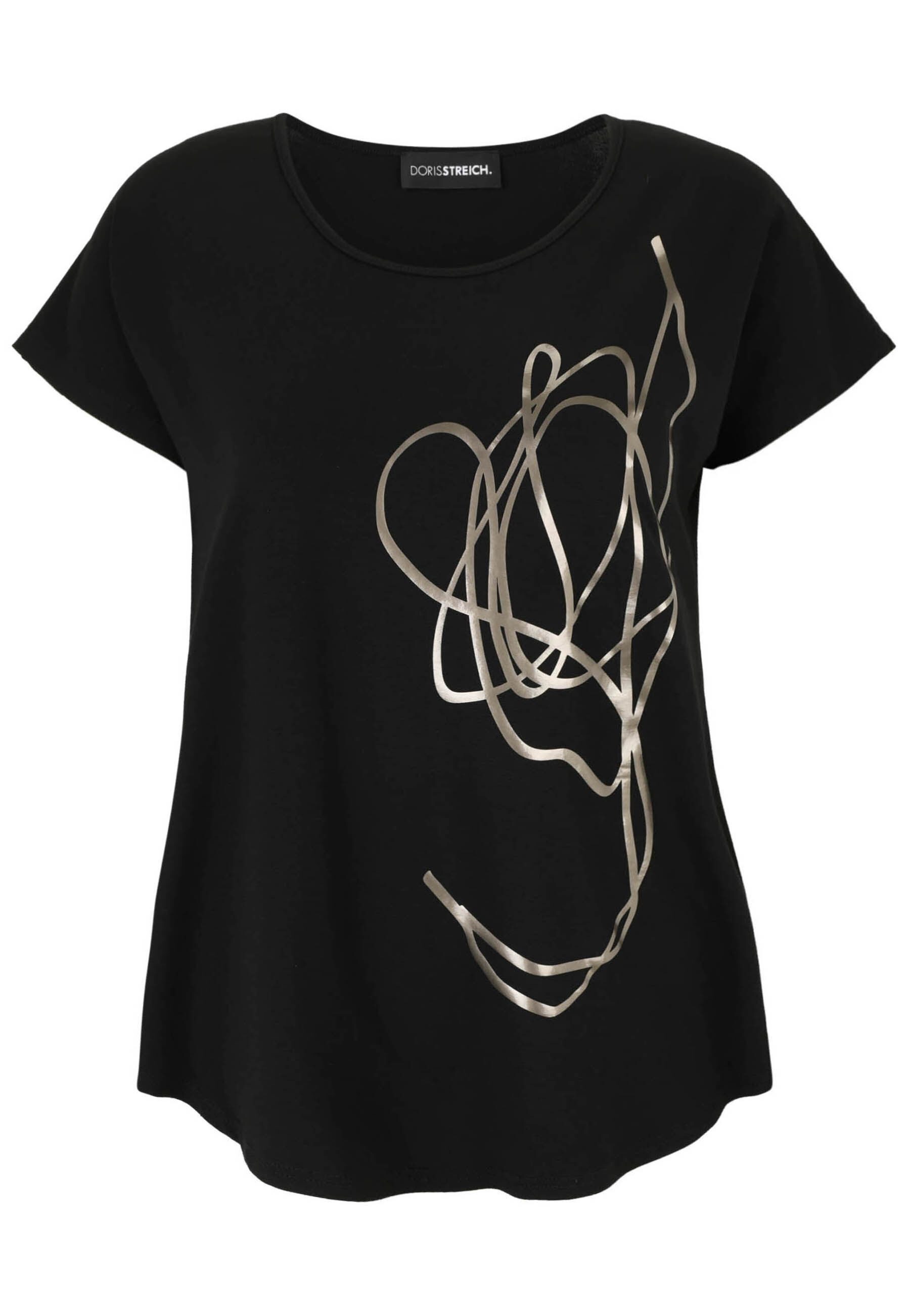 Doris Streich Rundhalsshirt (1-tlg) mit dekorativem Grafik-Motiv