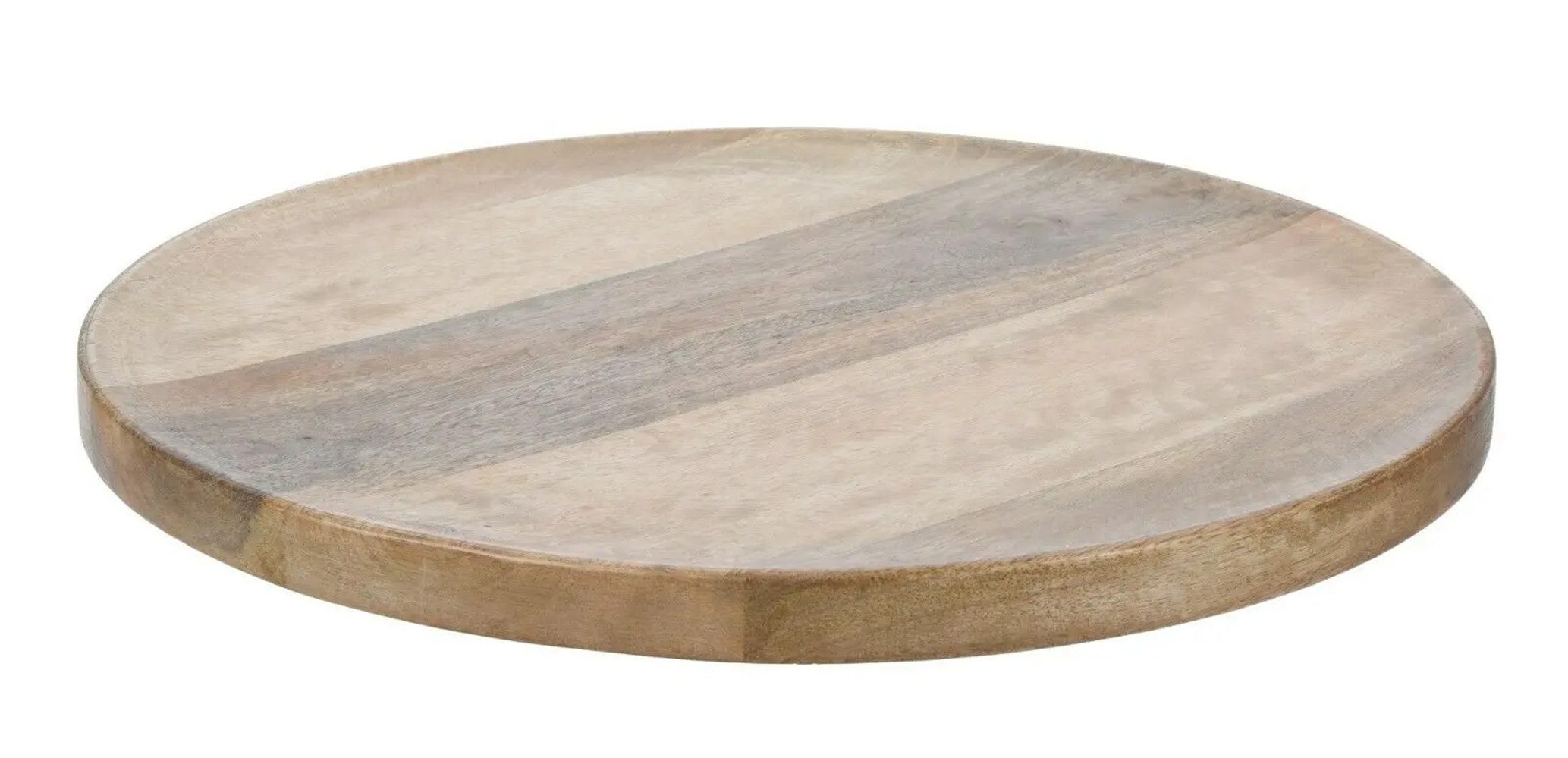 Dekoteller Teller Holzteller Dekoteller Mangoholz Holz Ø 38 cm