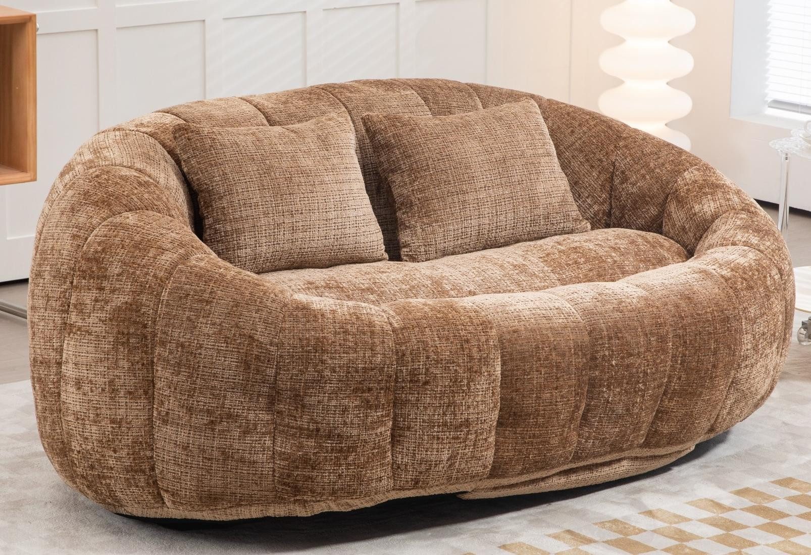 LVHOM Sitzsack 145x95x63cm XXL Lounge-Sofa: Komfort für Zwei mit 2 extra Na günstig online kaufen
