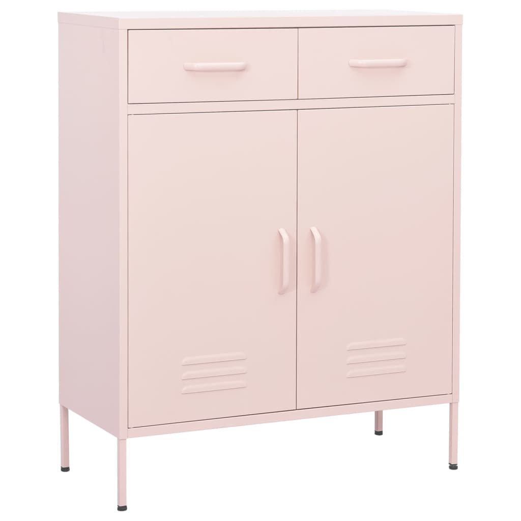 vidaXL Aktenschrank Lagerschrank Rosa 80x35x101,5 cm günstig online kaufen