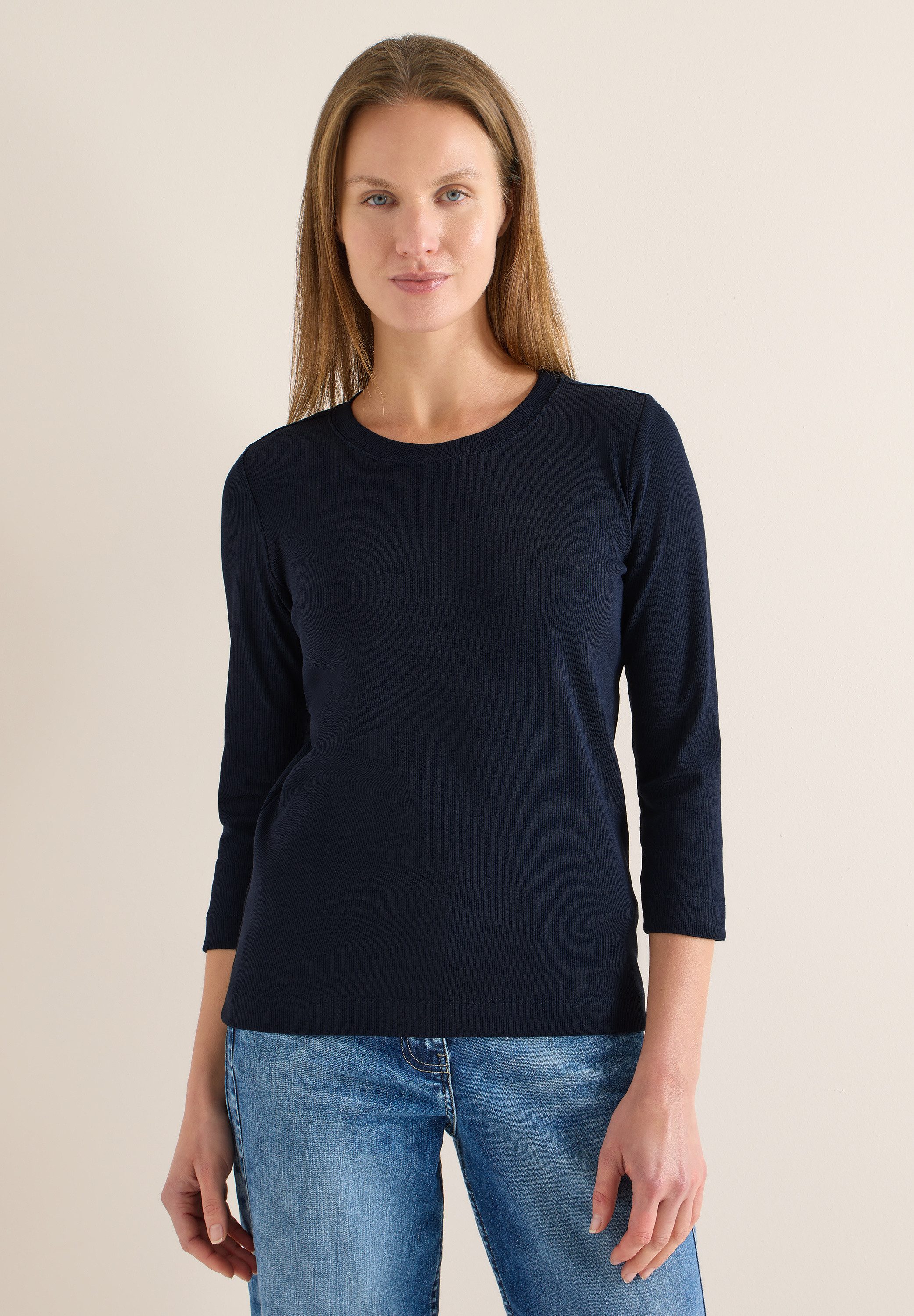 CECIL 3/4-Arm-Shirt mit 3/4 Ärmeln