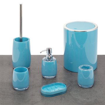 bremermann Seifenschale Bad-Serie SAVONA Seifenschale, Seifenhalter aus Kunststoff, blau
