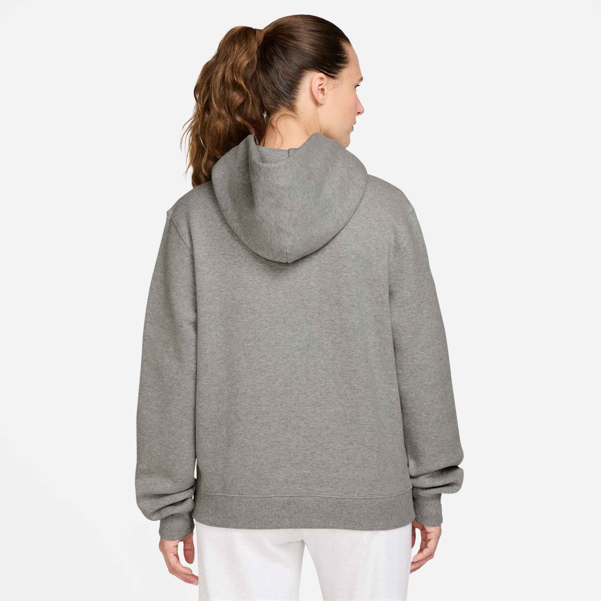 Nike Sportswear Kapuzensweatshirt W NK STDO FLC MW STD PO HDY mit Kapuze, Langarm, aus angerauter Sweatware, Basic-Passform