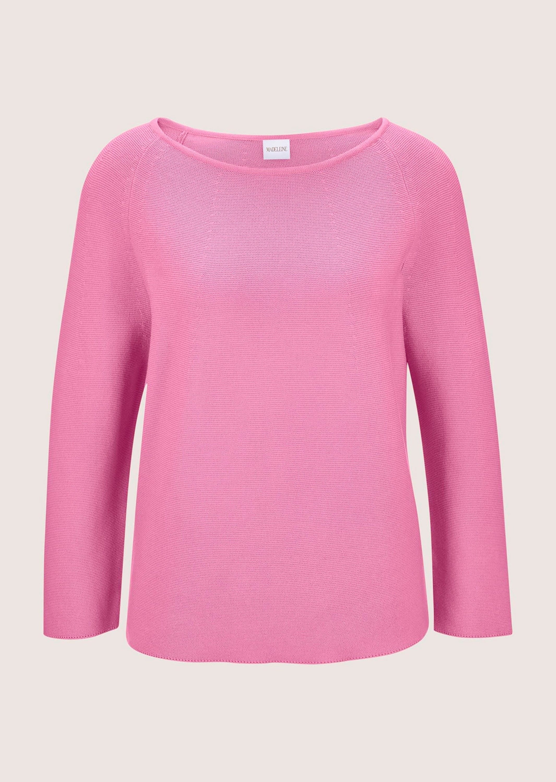 MADELEINE Strickpullover Pullover in modischer Kurzform