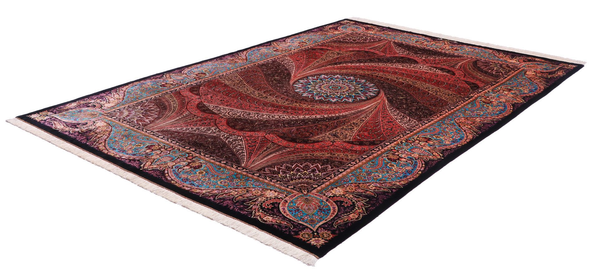 Carpet Avenue Teppich Ghom Seidenkette 299x201, Rechteck, Höhe: 3 mm