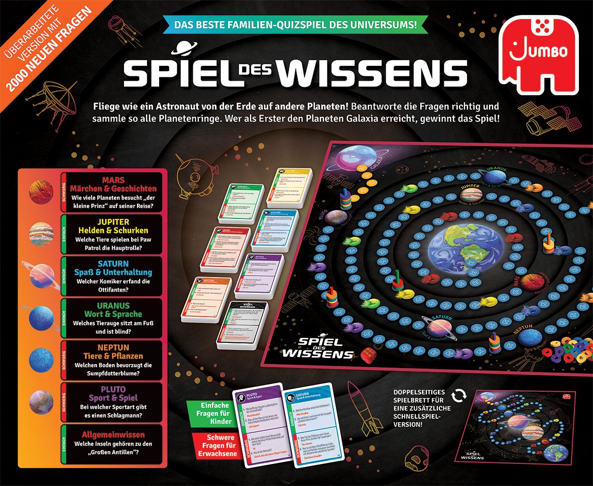Jumbo Spiele Spiel Jumbo Spiele 19907 Spiel des Wissens, Jumbo Spiele19907 Spiel des Wissens, Made in Europe