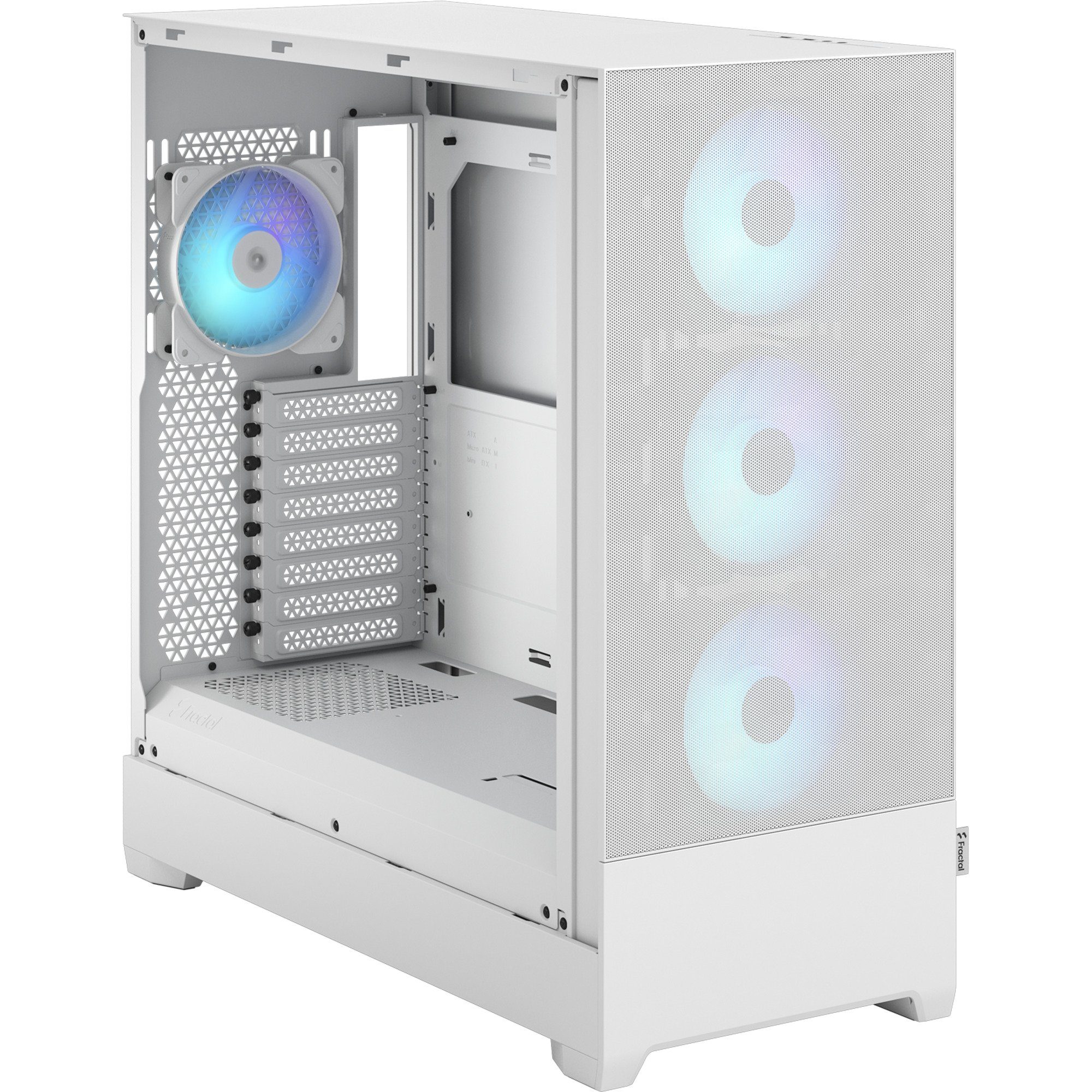 Fractal Design PC-Gehäuse Fractal Design Pop XL Air RGB White TG Clear Tint