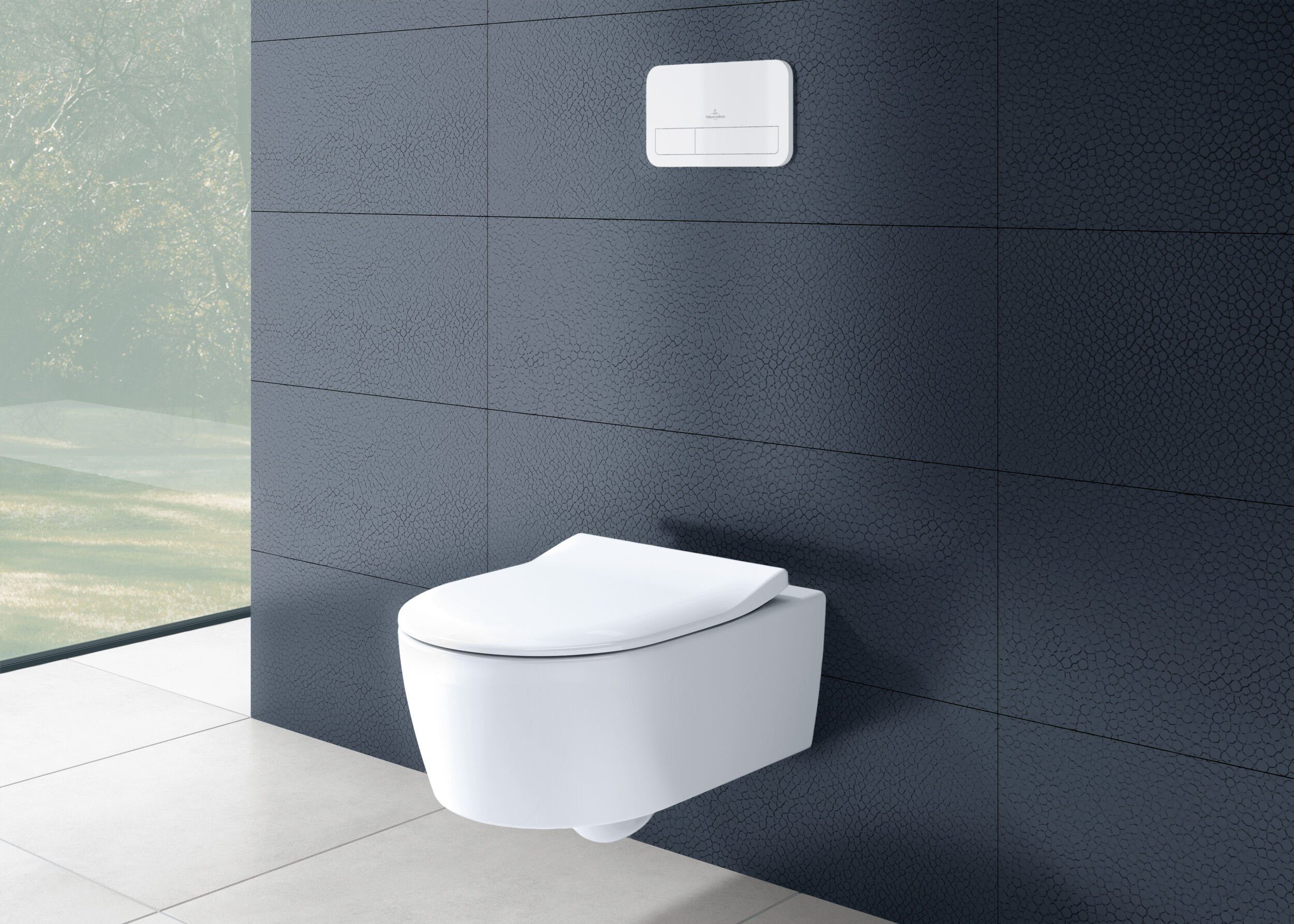 Villeroy & Boch Betätigungsplatte ViConnect Installationssysteme, WC 2-Mengen-Spülung 145 x 253 x 62 mm