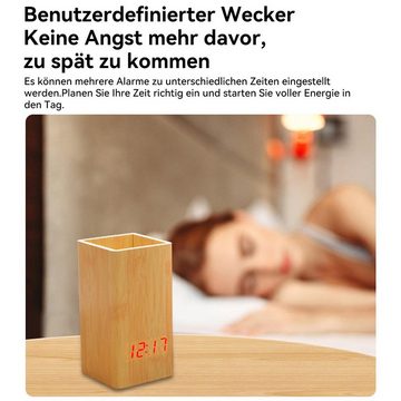 Welikera Wecker Stifthalter Wecker, zur Aufbewahrung von Make-up-Stiften, 138x69x69mm
