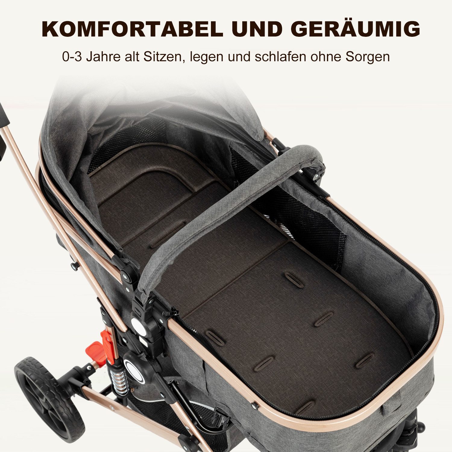 IKIDO combination stroller 2 in 1