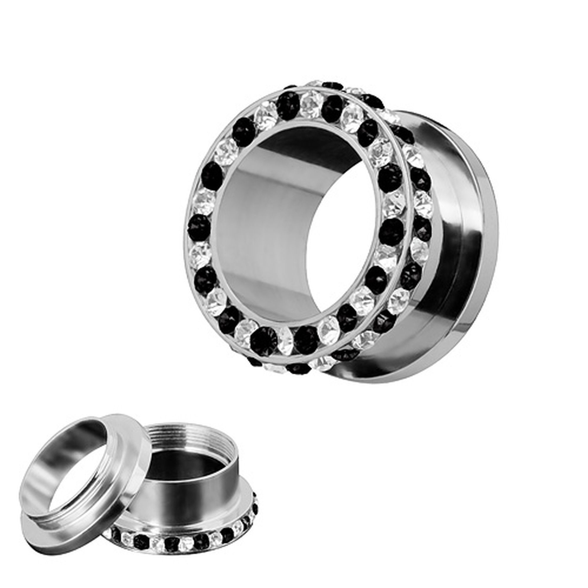 Taffstyle Plug Piercing Ohrpiercing Schraub Double günstig online kaufen