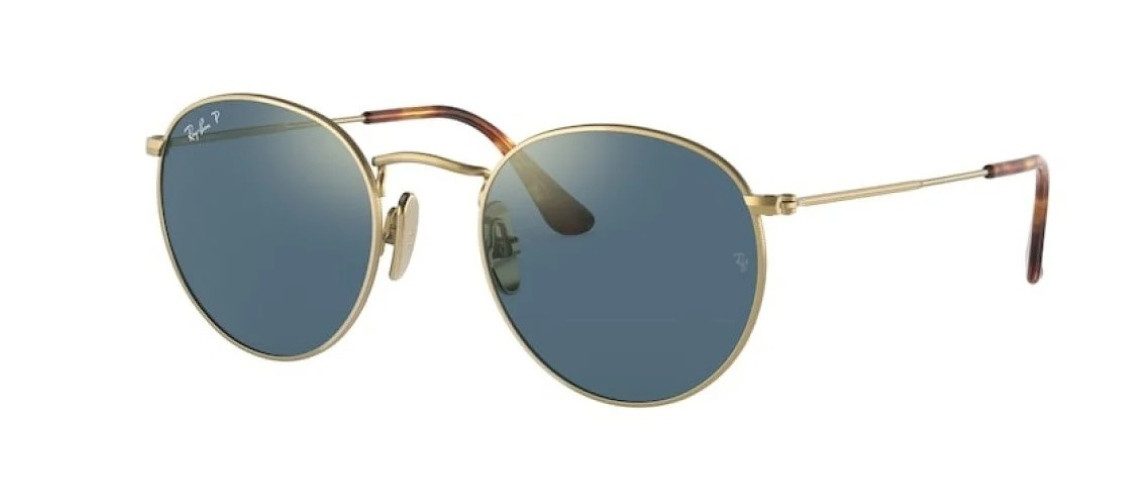 Ray-Ban Sonnenbrille RAY BAN Sonnenbrille Sunglasses RB 8247 9217T0 Titanium Polarized