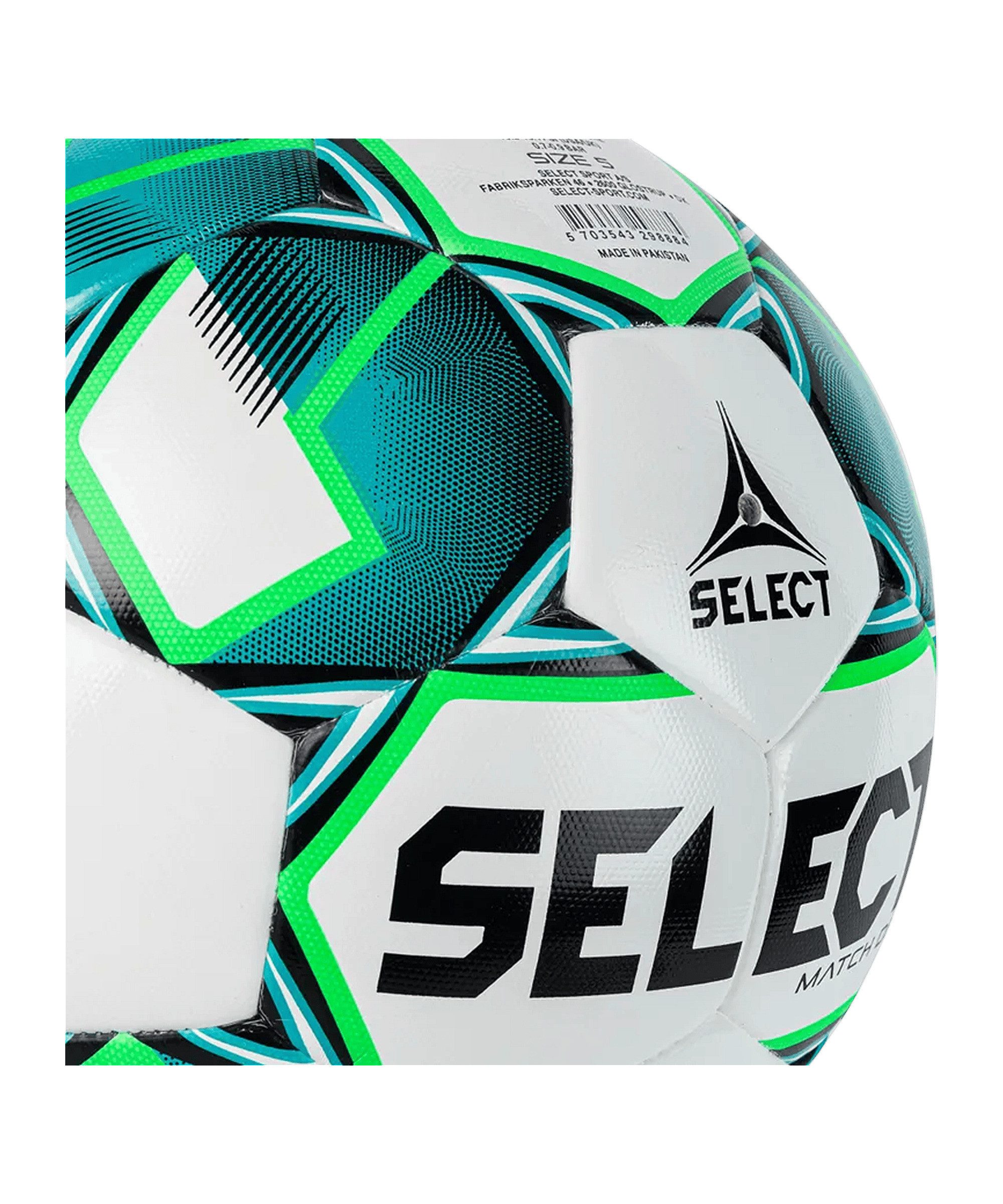 Select Fußball Select FB Match DB V20 Spielball Weiß Spielbälle, stabil