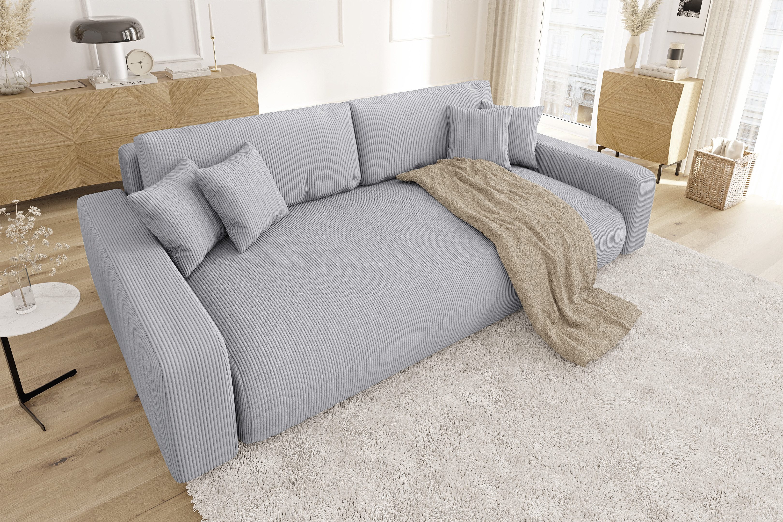S-Style Möbel Schlafsofa Emma mit Bettkasten günstig online kaufen