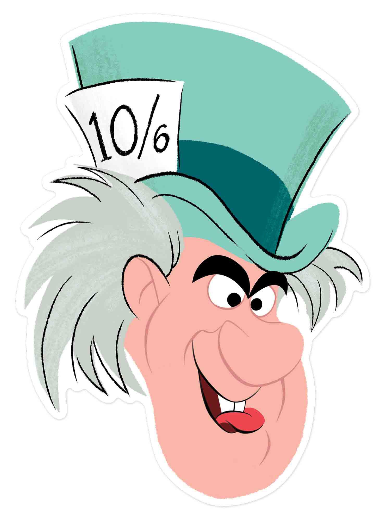Verkleidungsmaske Disney - Masken - Mad Hatter Maske