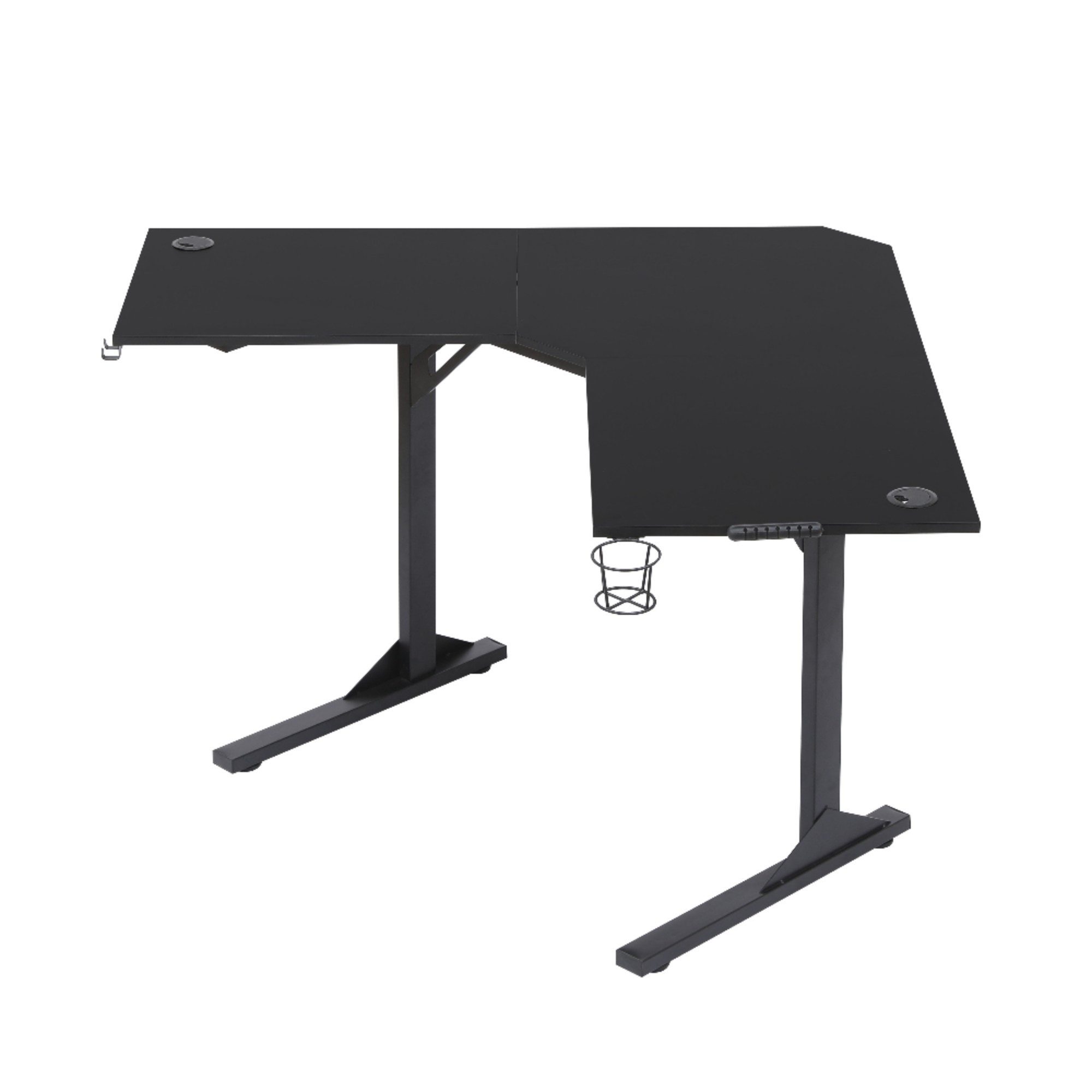 Happy Home Computertisch Eckschreibtisch mit Gaming-Optik & stylischem Desi günstig online kaufen