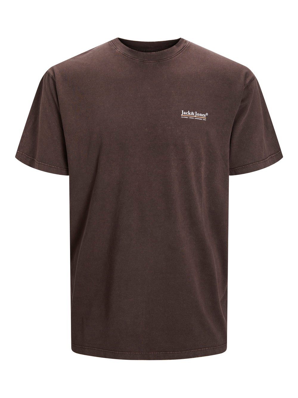 Jones Brown BACKPHOTO Seal JORFIREFLY aus T-Shirt Jack 12210072 (1-tlg) Baumwolle &