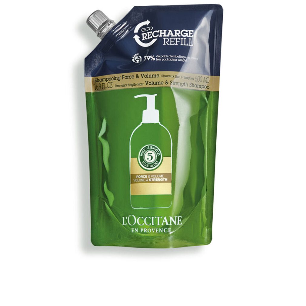 L'OCCITANE Haarshampoo AROMACOLOGY Stärke und Volumen Shampoo eco-recharge