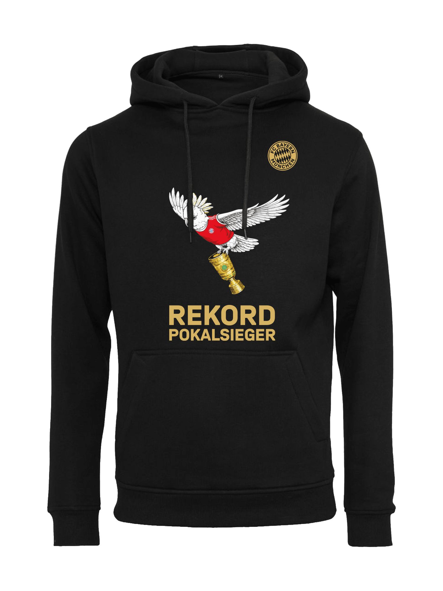 adidas Performance Kapuzenpullover FC Bayern München, Hoodie DFB-Pokalsieger 2026, Herren, Schwarz