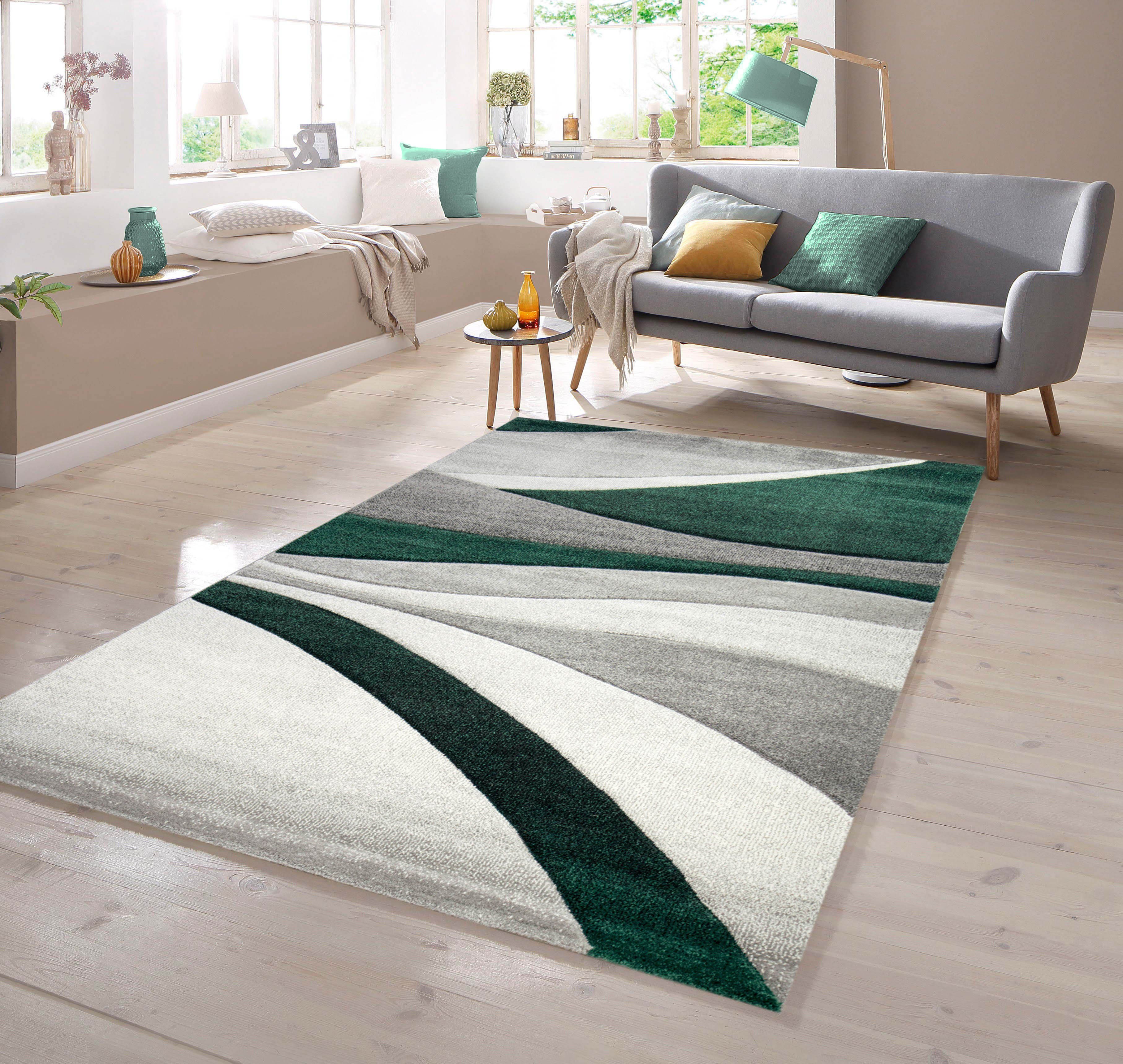 TeppichHome24 Teppich Teppich mit Streifen in günstig online kaufen
