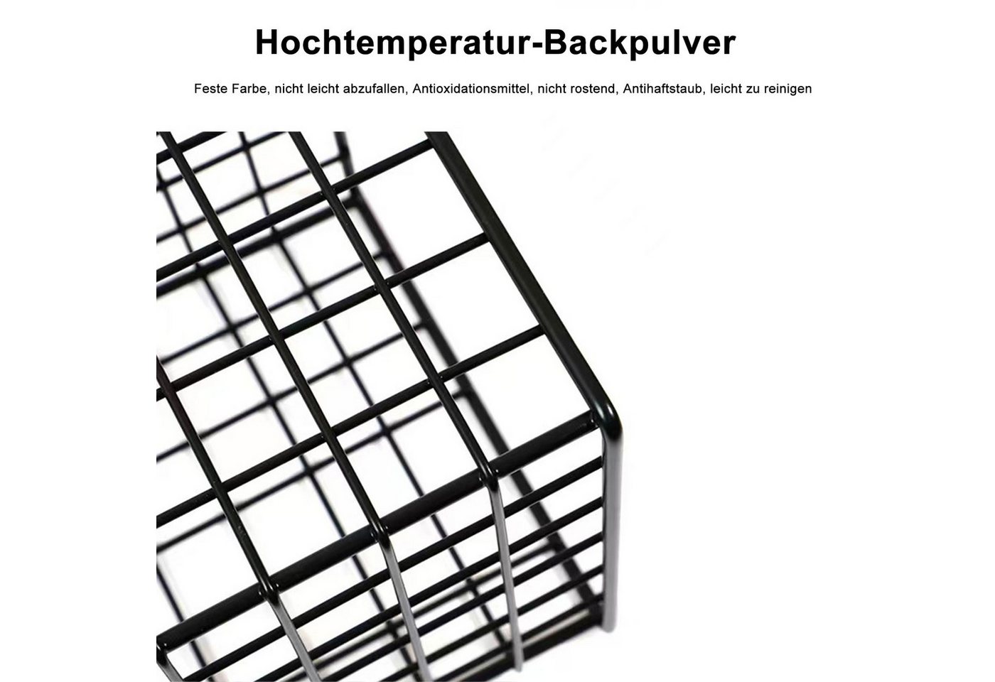 Thumbnail - MODFU Geschirrständer Obstständer Obstkorb Obstschale Obst Etagere Ständer 2 Etagen Metall, für Brot Gemüse Snacks Eckre...