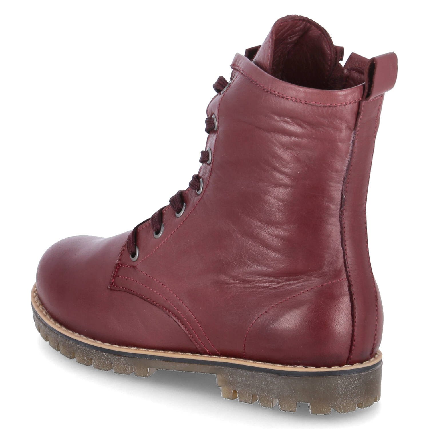 Andrea Conti Andrea Conti 0342847-582 burgund Damen Glattleder bordeaux Schnürstiefel