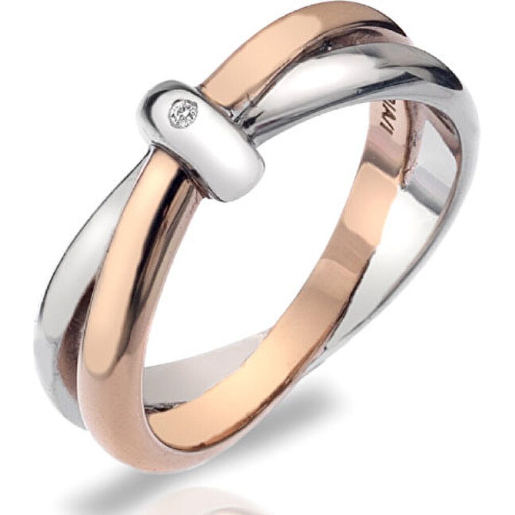 Diamond Fingerring Eternity Ring Interlocking DR112 - Circuit: 52 mm