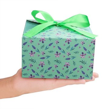 Belle Vous Geschenkbox 20 Stück Geschenkbox Set - Quadratische Wellpappschachteln - 15x15x9cm, 20 Stück Geschenkbox Set - Quadratisch gewellt - 15x15x9cm