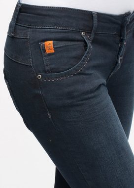 Miracle of Denim Slim-fit-Jeans Ulla Mit beliebter Knopfleiste