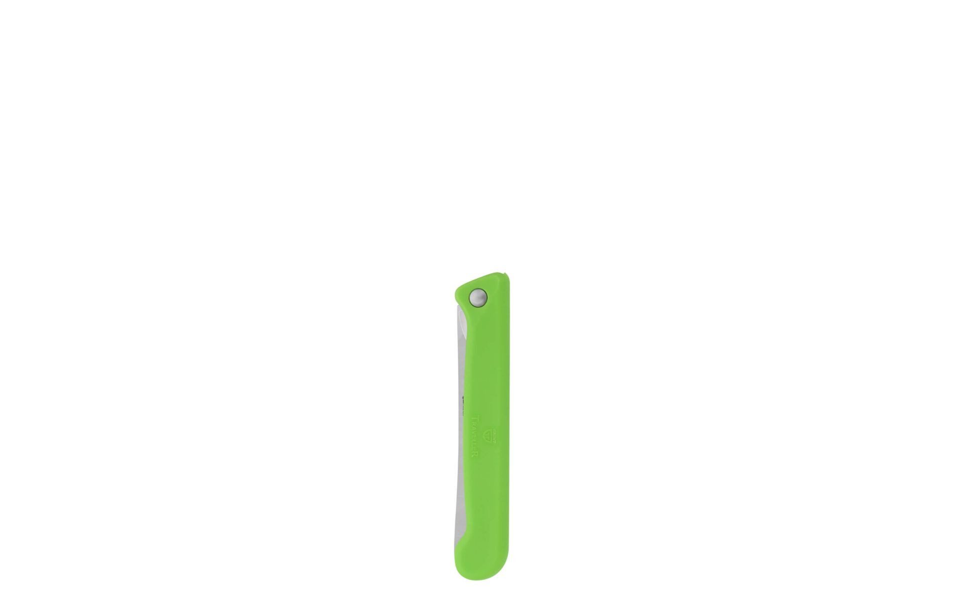 GRÄWE Brotzeitmesser Klappbares Frühstücksmesser mit Etui, Wellenschliff, Grün platzsparendes Messer für Camping, Outdoor, Trekking – Bild 5 von 5