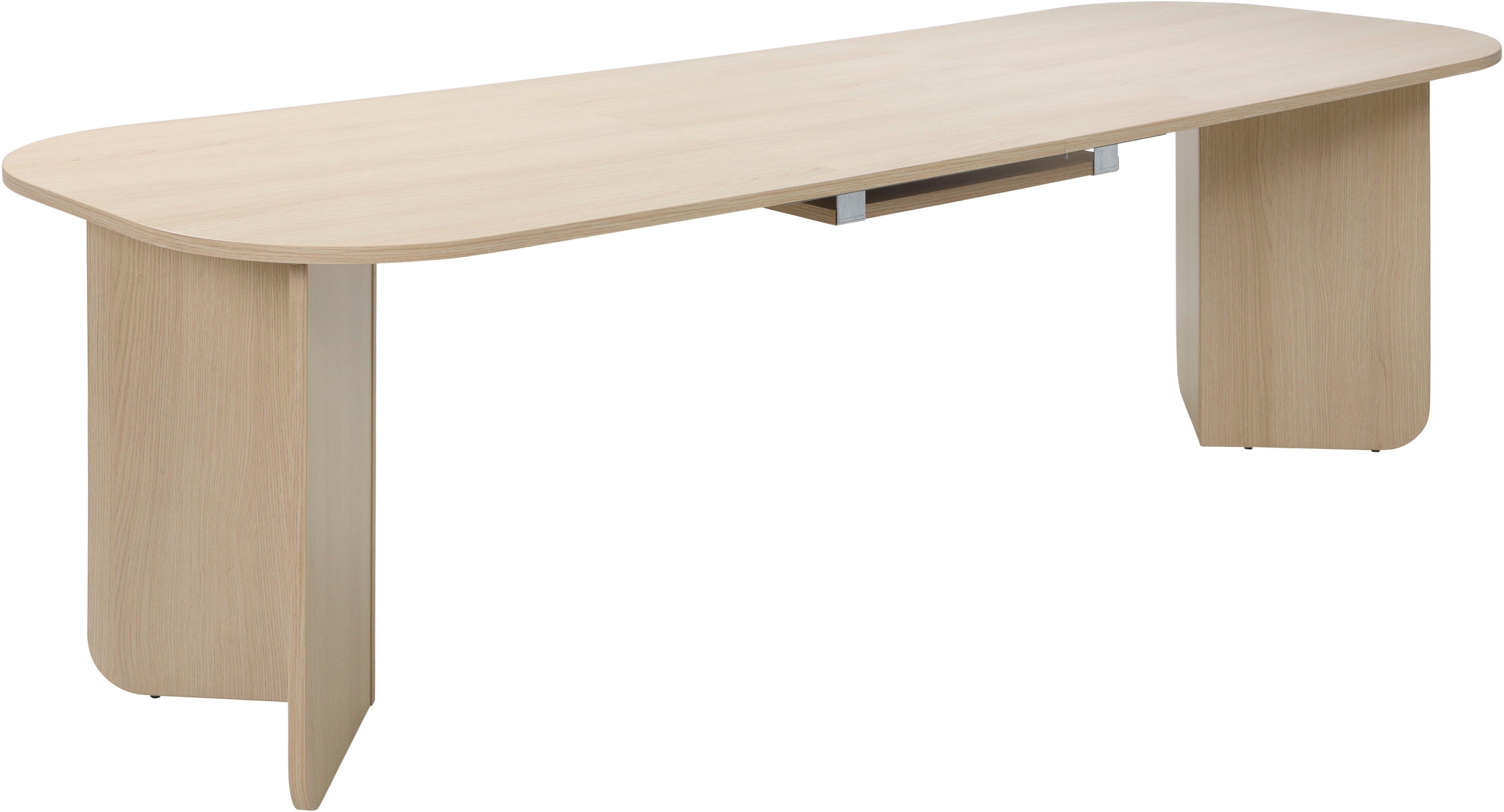 TOM TAILOR HOME Esstisch ROUNDED TABLE, Tischplatte und -beine mit gerundeten Ecken.