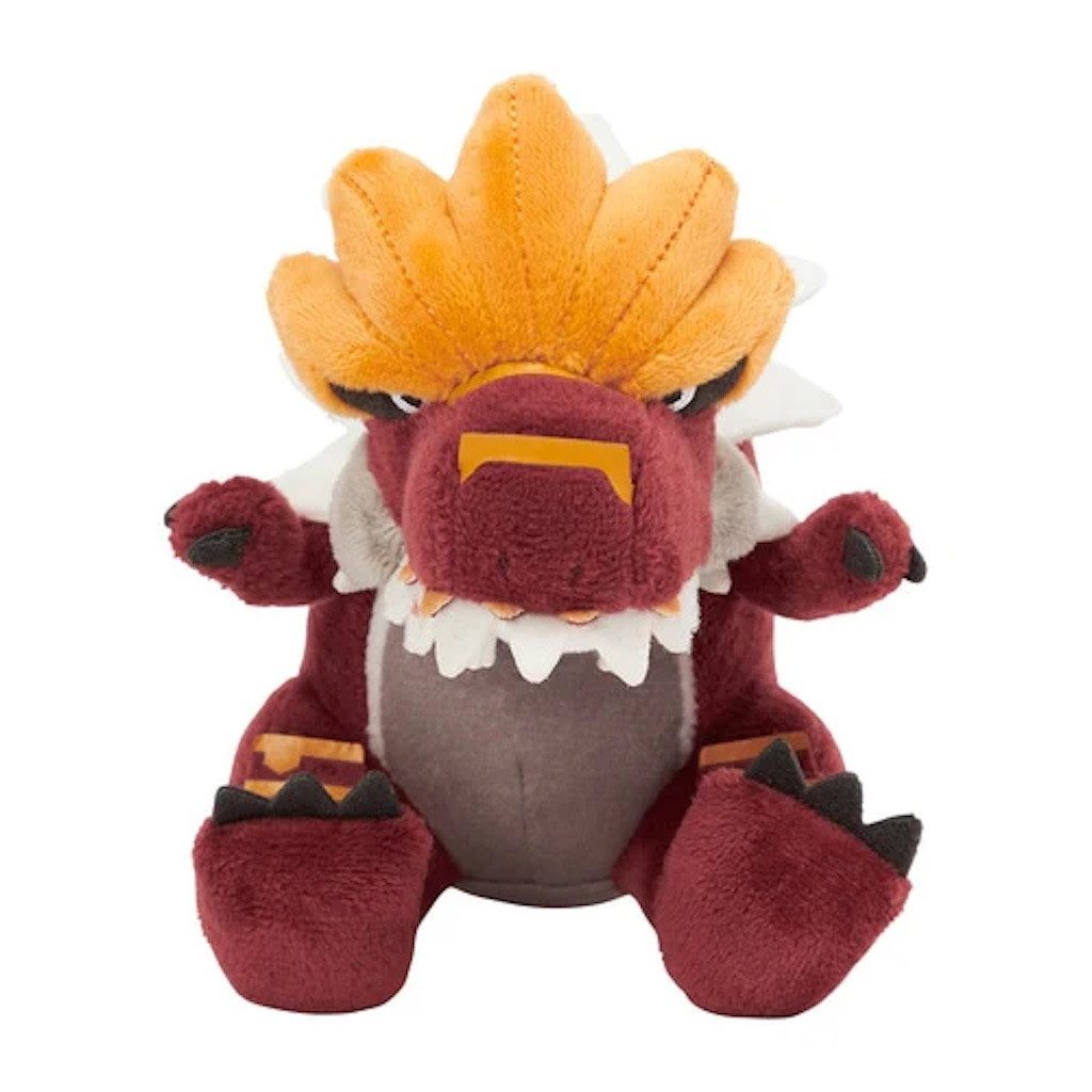 Plüschfigur Pokemon Monargoras Kuscheltier - 17 cm Plüschtier Tyrantrum Original