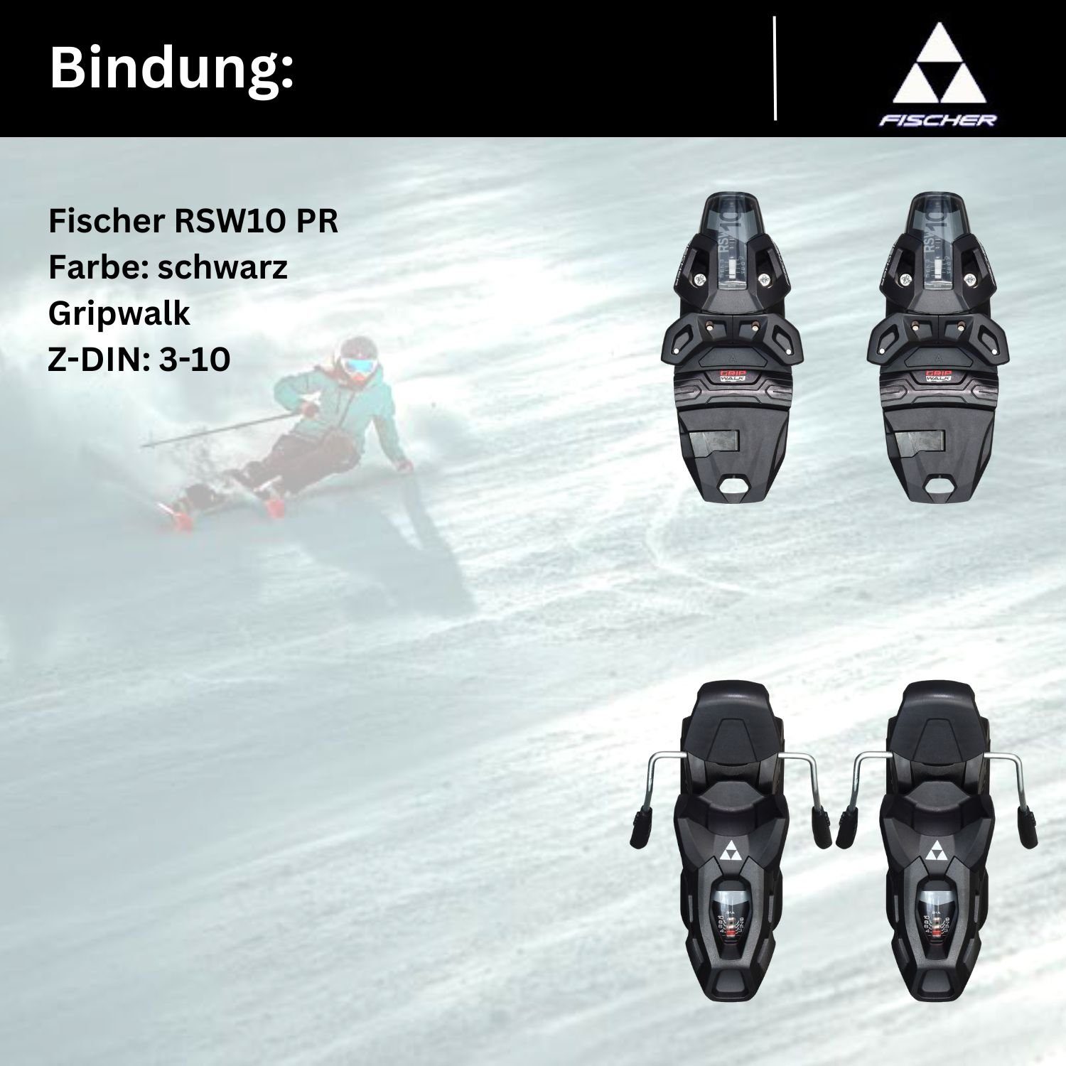 Fischer Sports Rocker 2024 Ski, Ranger Fischer TPR XTR RSW10 Ski + Z3-10 Bindung
